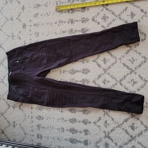 Plum moto pant